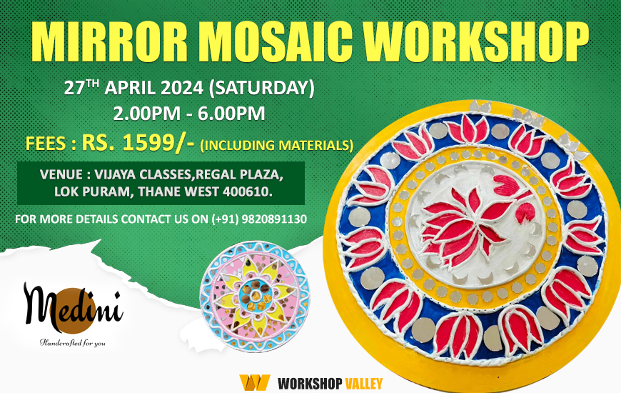 Mirror Mosaic Art Workshop